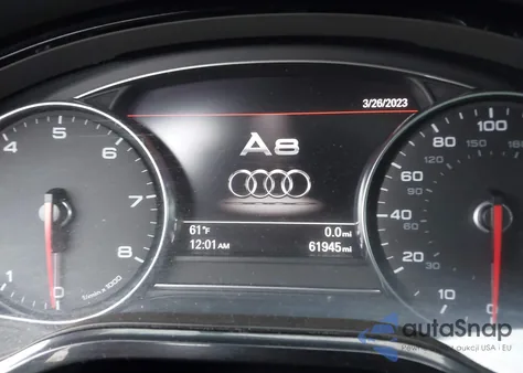 2017 Audi A8 L 3.0T z USA, uszkodzony, nr VIN WAU44AFD3HN013035